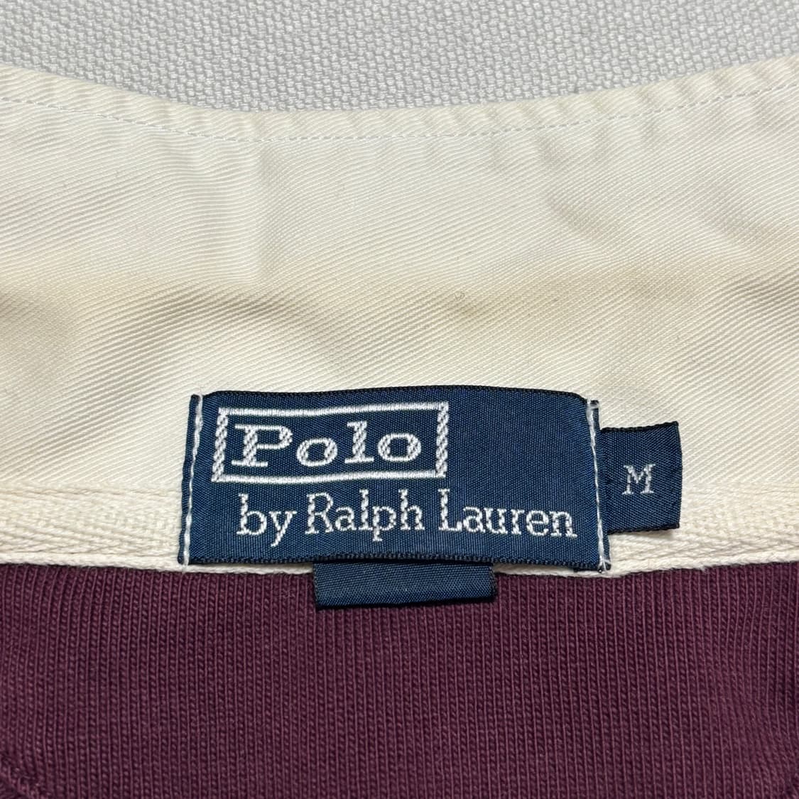 M 폴로랄프로렌 옐로우 포니 스트라이프 럭비 티셔츠 상품이미지4