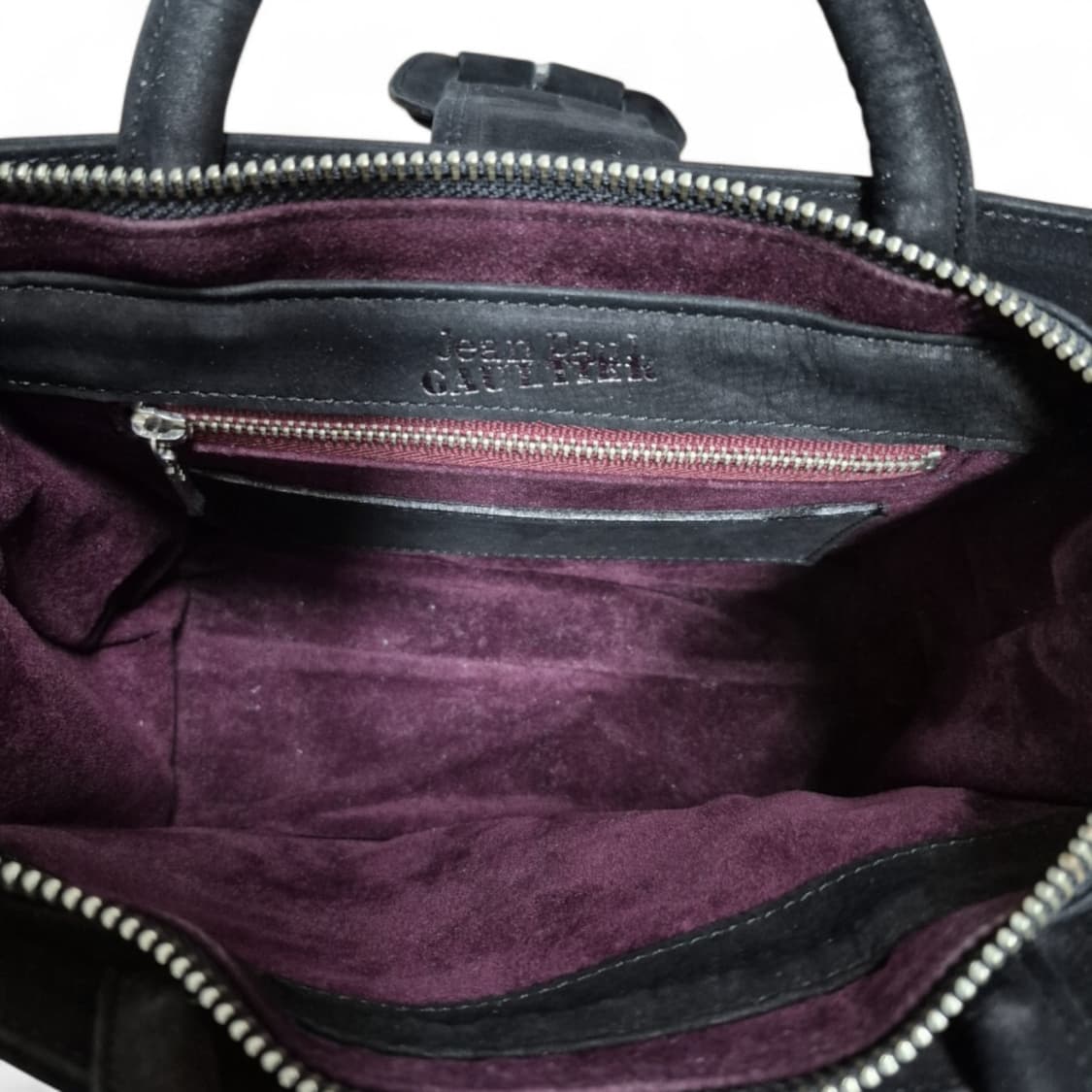 장폴고티에 스웨이드 벨티드 핸드백 상품이미지8