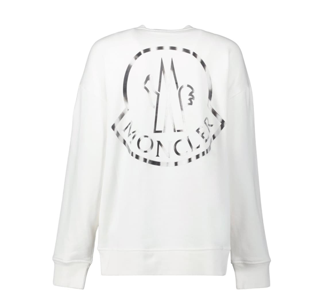 몽클레르 로고 스웨트셔츠 화이트 22FW 상품이미지2