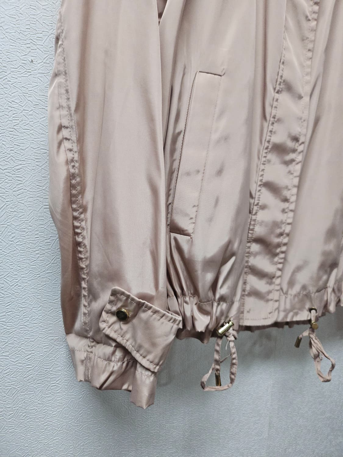 Le shop 연핑크 후드집업 바람막이 자켓 S 85 상품이미지2