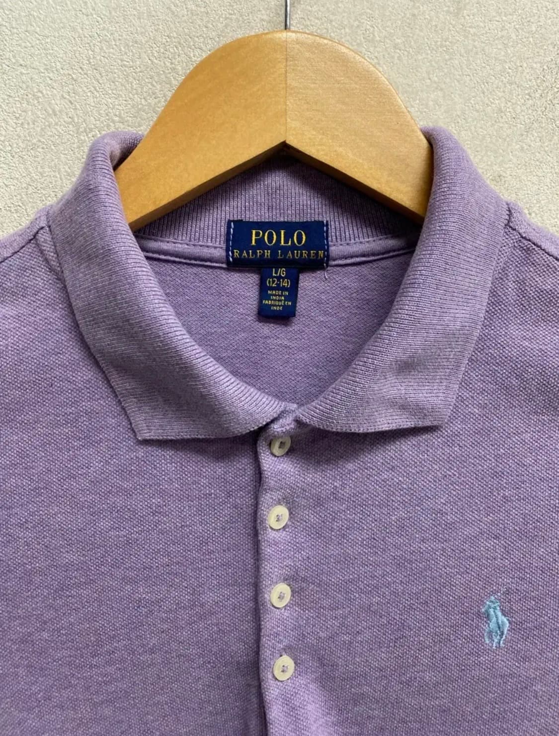 폴로 랄프로렌 퍼플 피케 원피스 L 12-14 상품이미지4