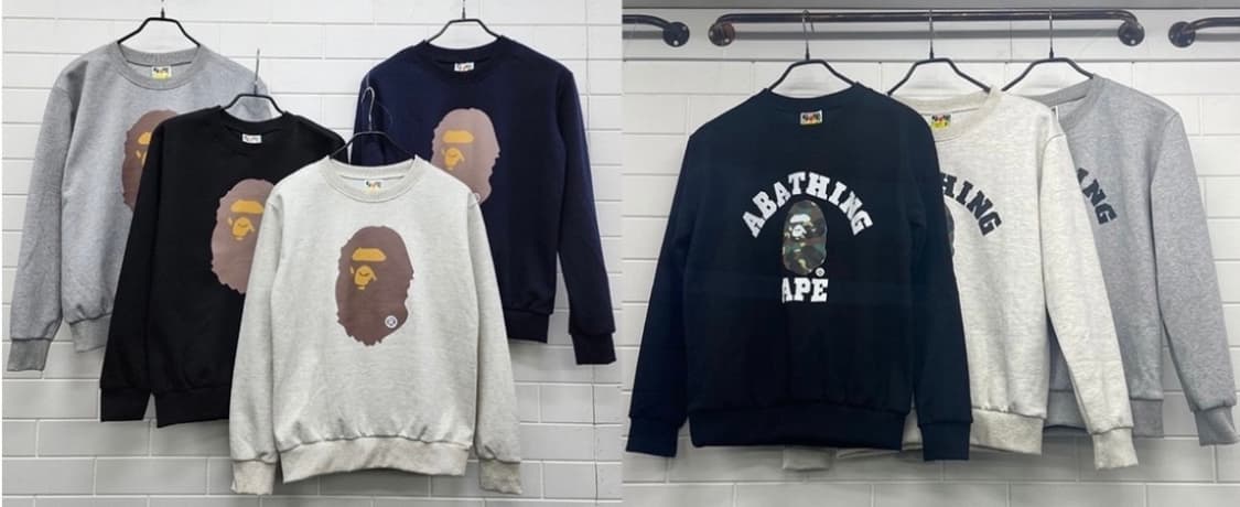 베이프 맨투맨팝니다 상품이미지1