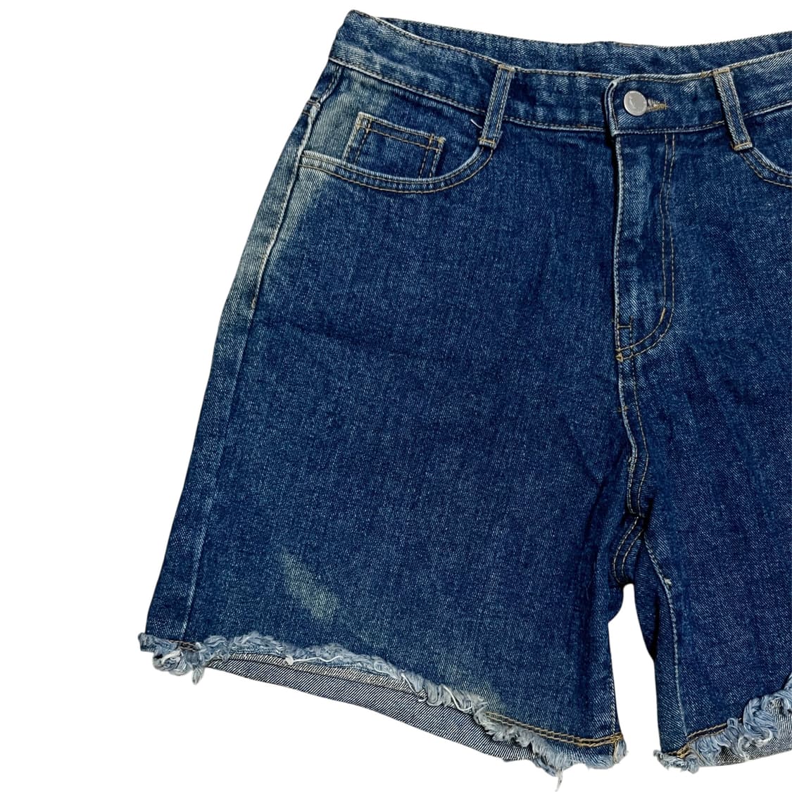 Half length cutting denim shorts 상품이미지5