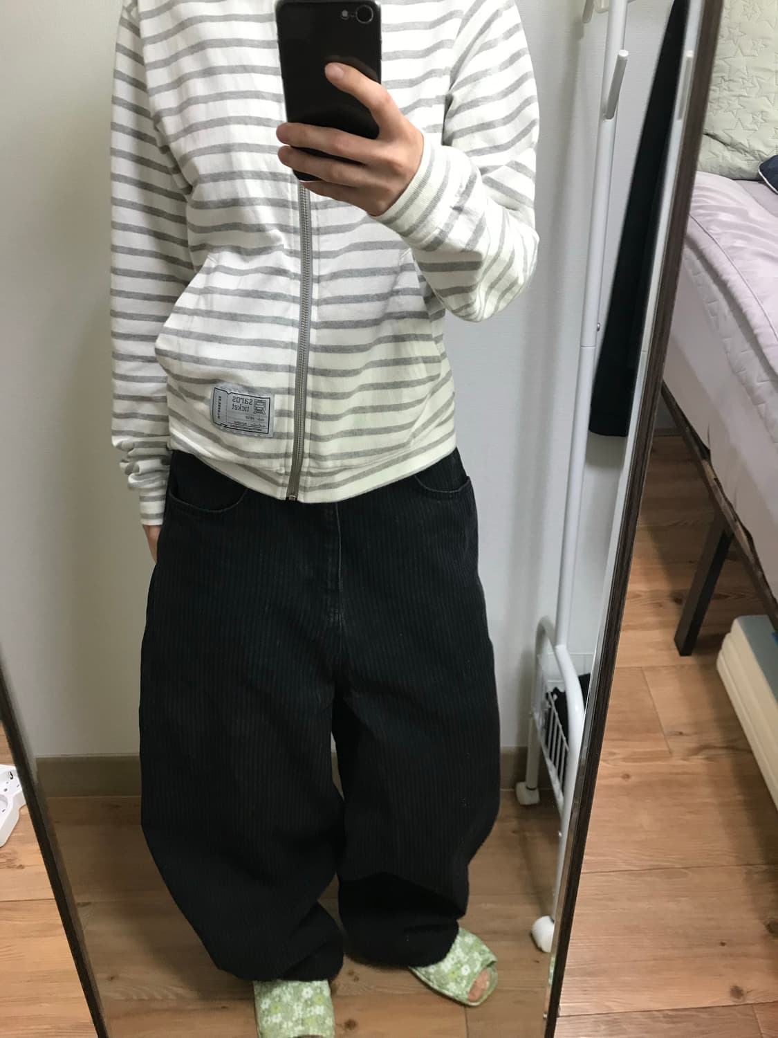 스트라이프 벌룬데님 상품이미지1