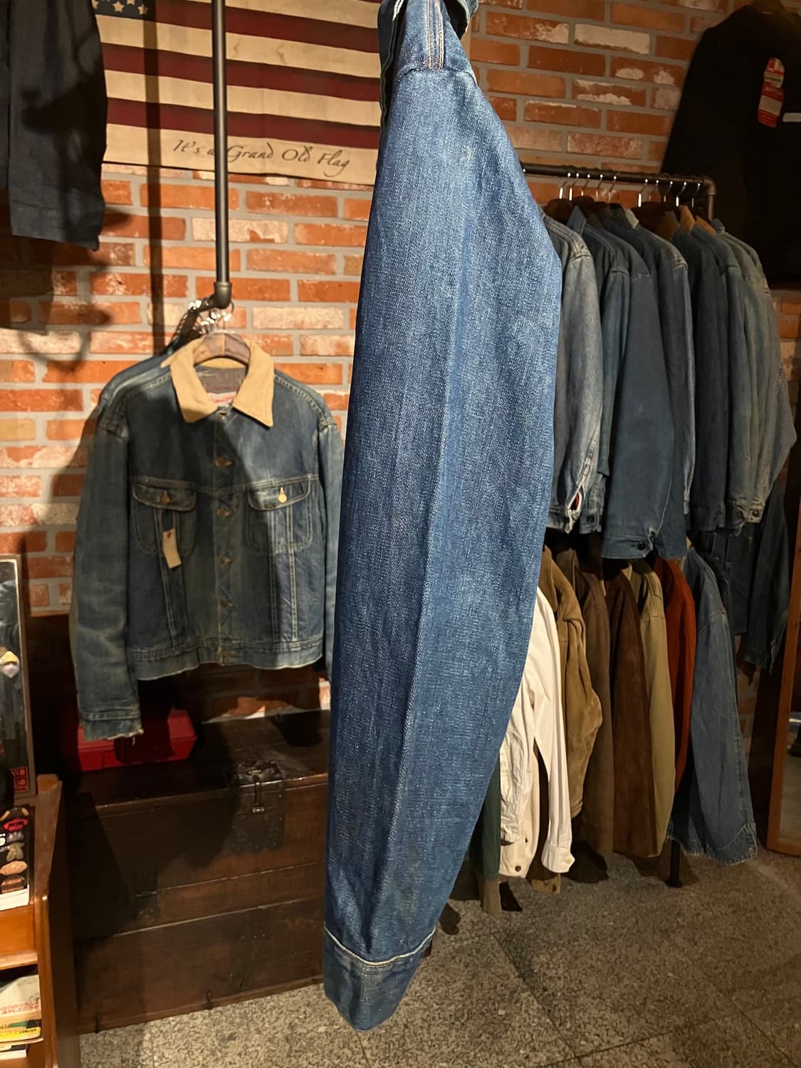 80s USA 빈티지 랭글러 126PW 데님 자켓 상품이미지5