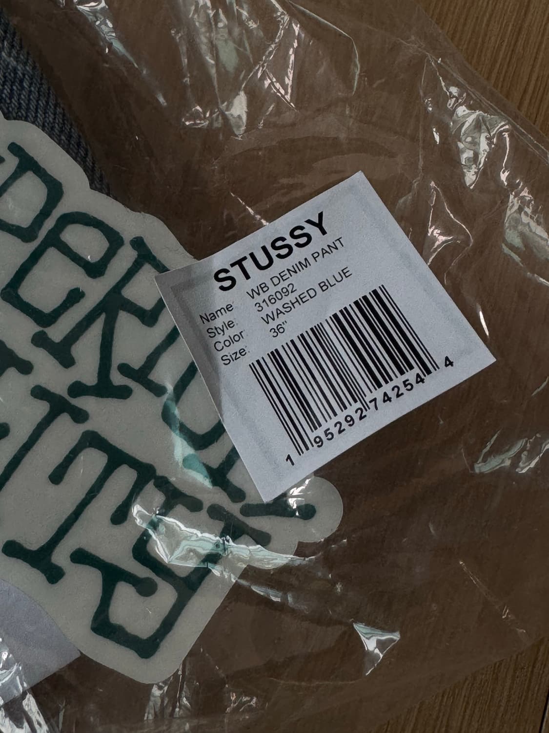 [36] 스투시 x 웨일즈 보너 스터드 진 워시드 블루 상품이미지6