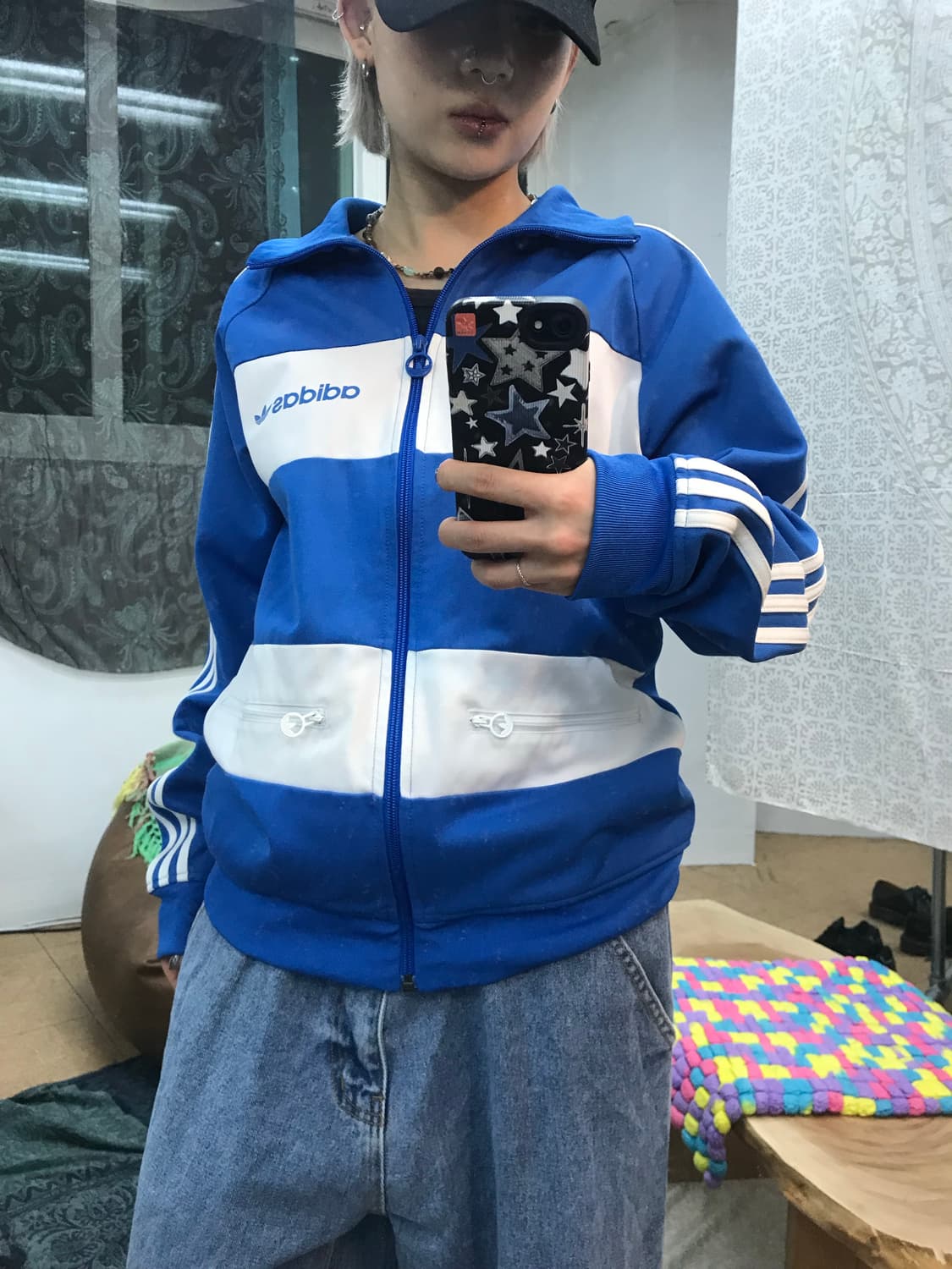 아디다스 흰파 베켄바우어 저지 집업 트랙탑 상품이미지1
