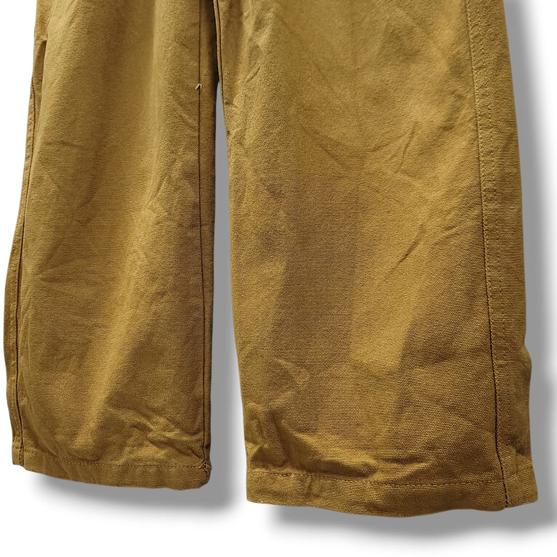 [L] 칼하트 브라운 캔버스 오버롤 멜빵 바지 상품이미지7