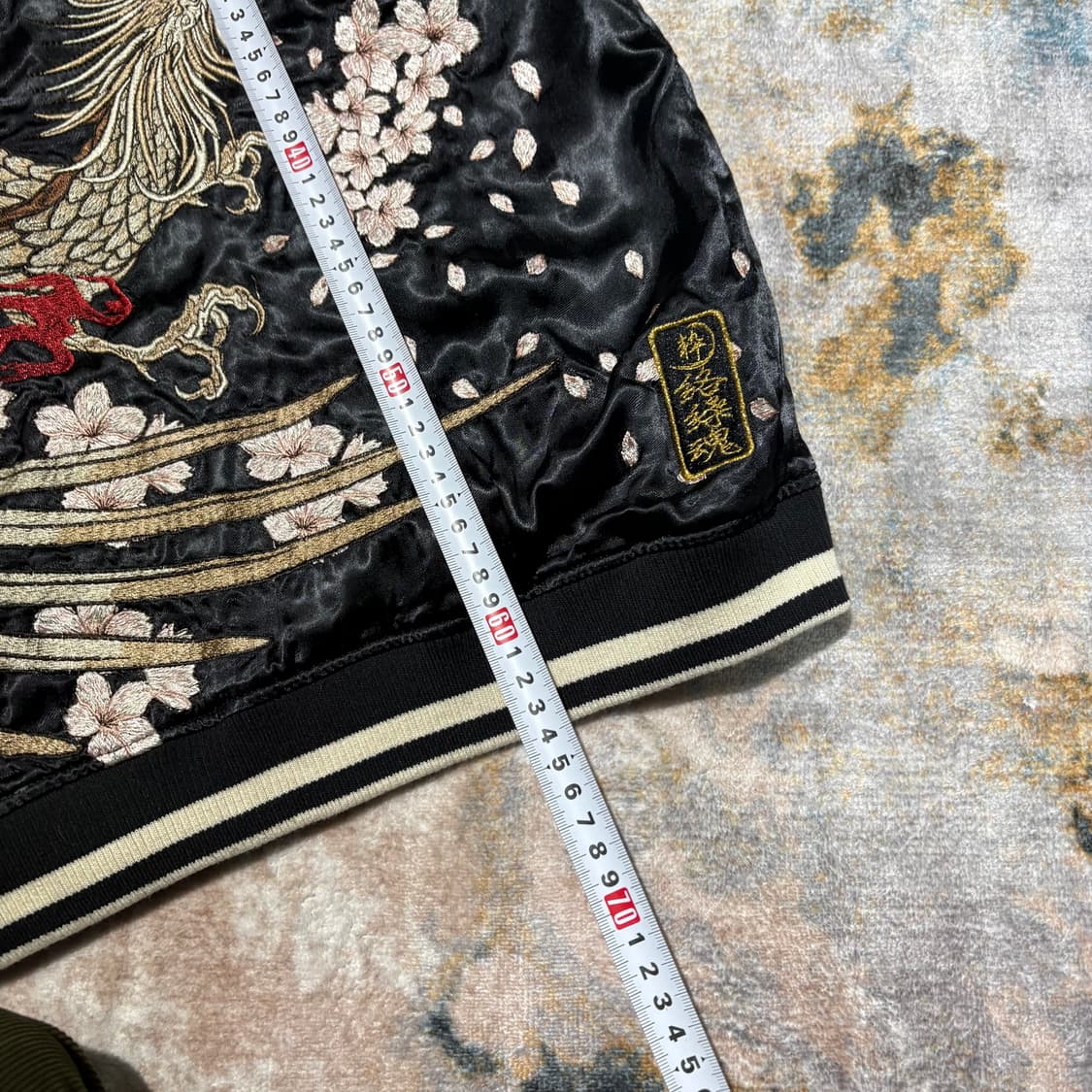 카라쿠리 타마시 봉황 리버서블 스카쟌 자켓 상품이미지9