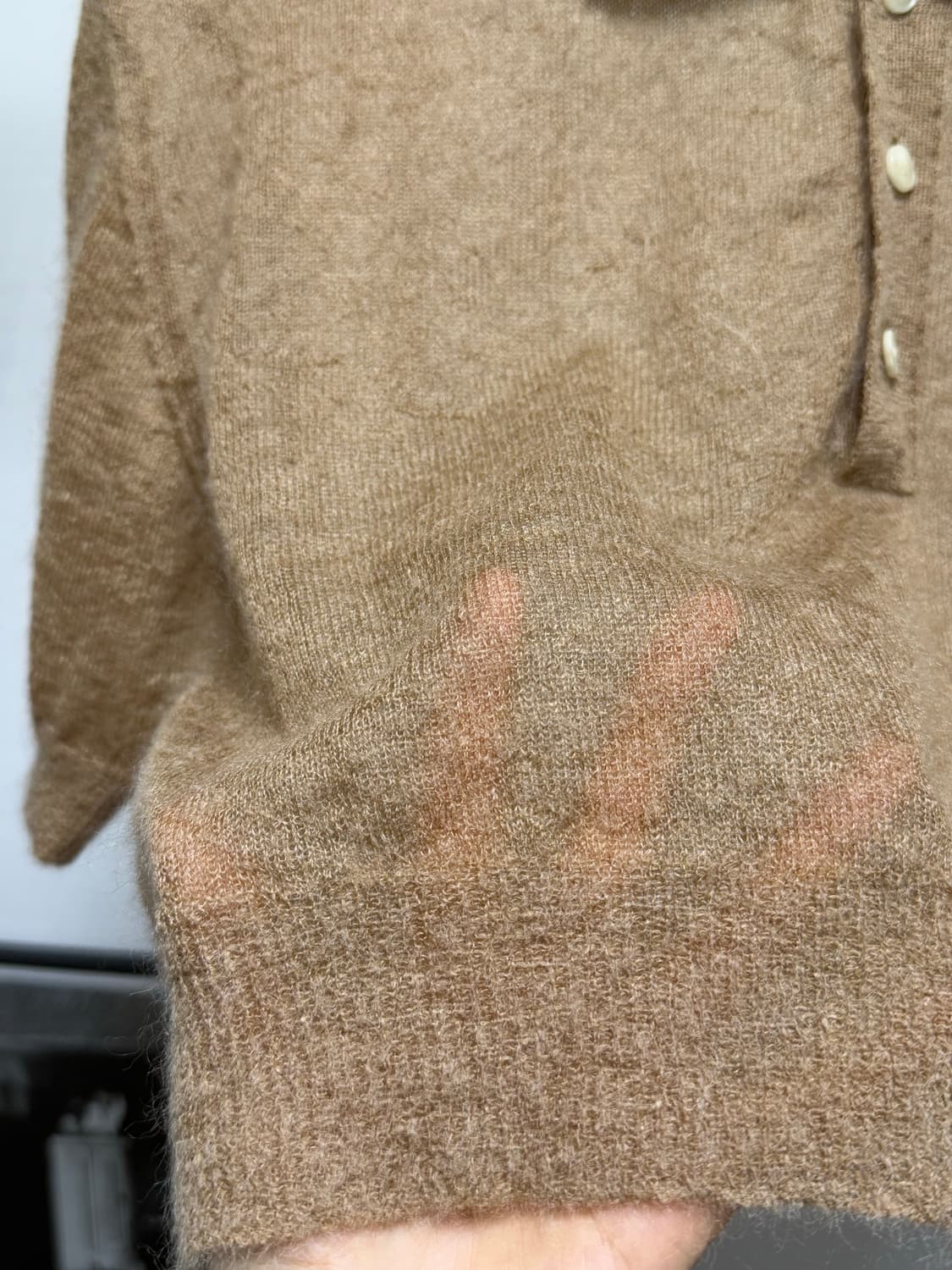 오라리 키드 모헤어 폴로 니트 숏 반팔 상품이미지6