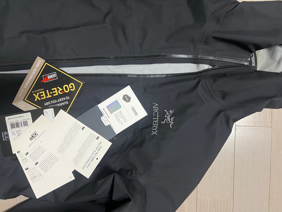 아크테릭스 베타 자켓 s 블랙 상품이미지2