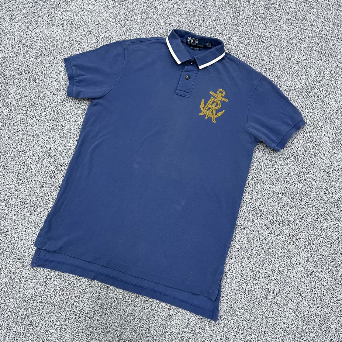 M 폴로랄프로렌 닻 자수 반팔 카라티 0320M 상품이미지1