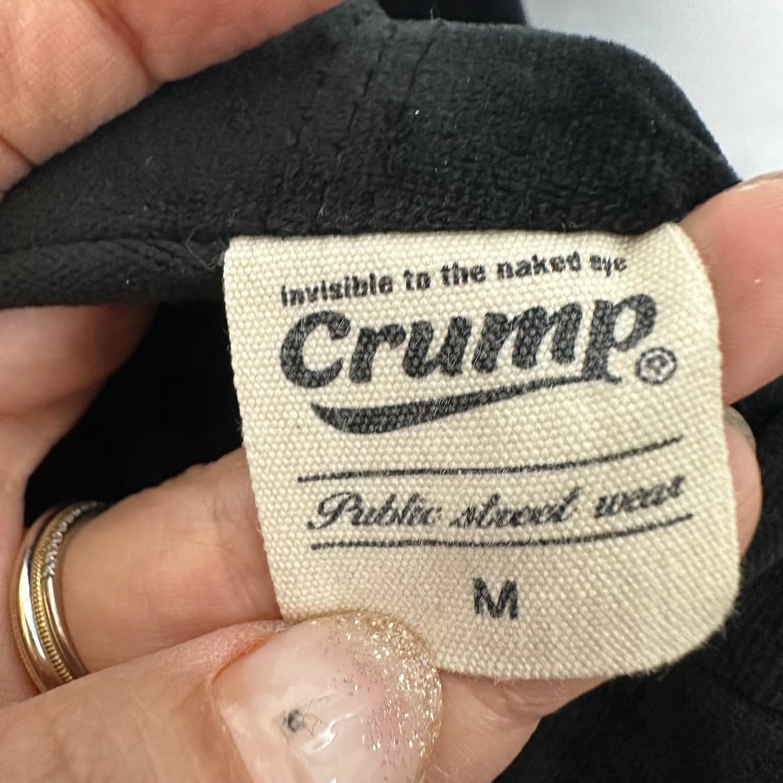  CRUMP 남자 벨벳 패딩자켓 검정 M 상품이미지8