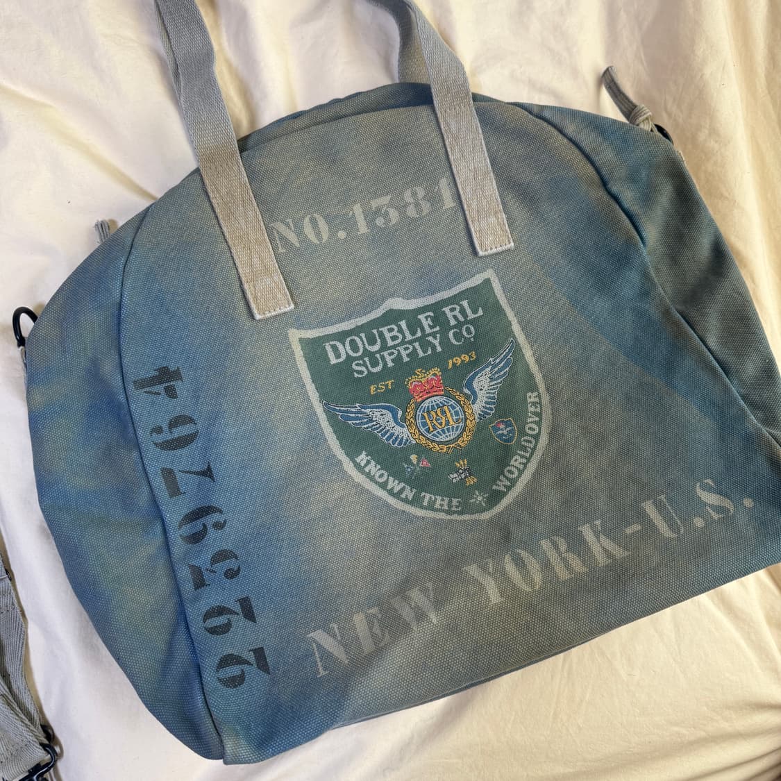 더블알엘 그래픽워싱 토트백 상품이미지2