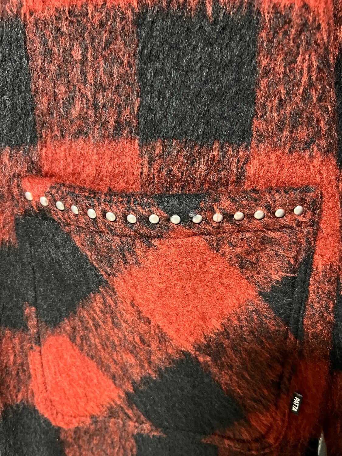 파타(Patta) 모헤어 체크 카 자켓/XL 상품이미지7