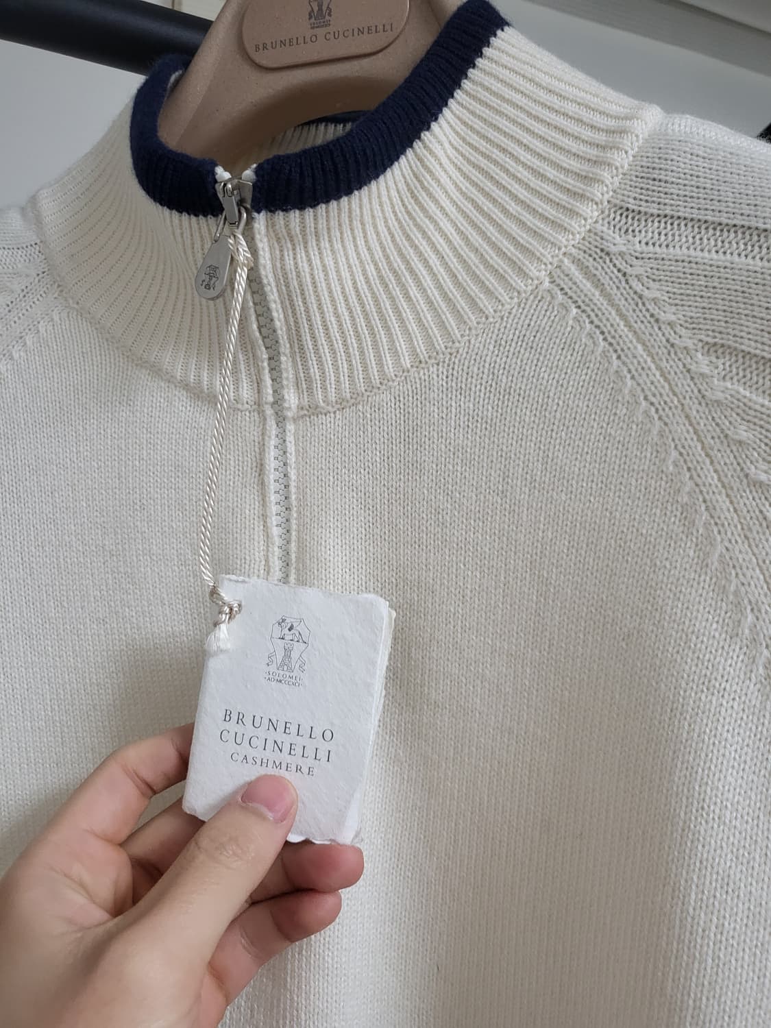 23FW 브루넬로쿠치넬리 캐시미어 니트집업 50 상품이미지3