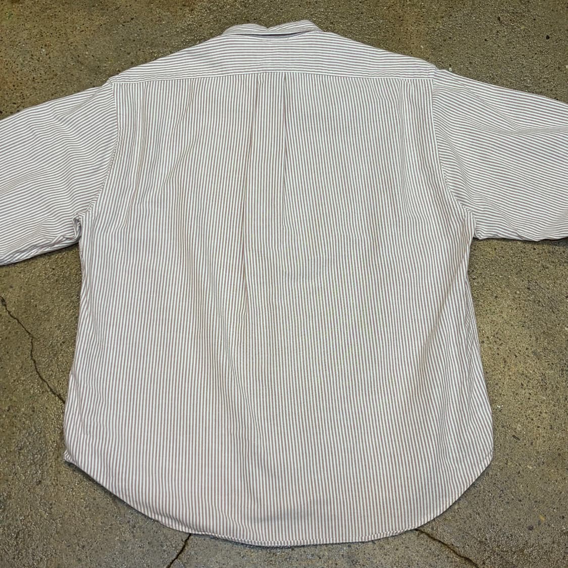 90s 미국 빈티지 폴로랄프로렌 스트라이프 옥스포드 셔츠 상품이미지6