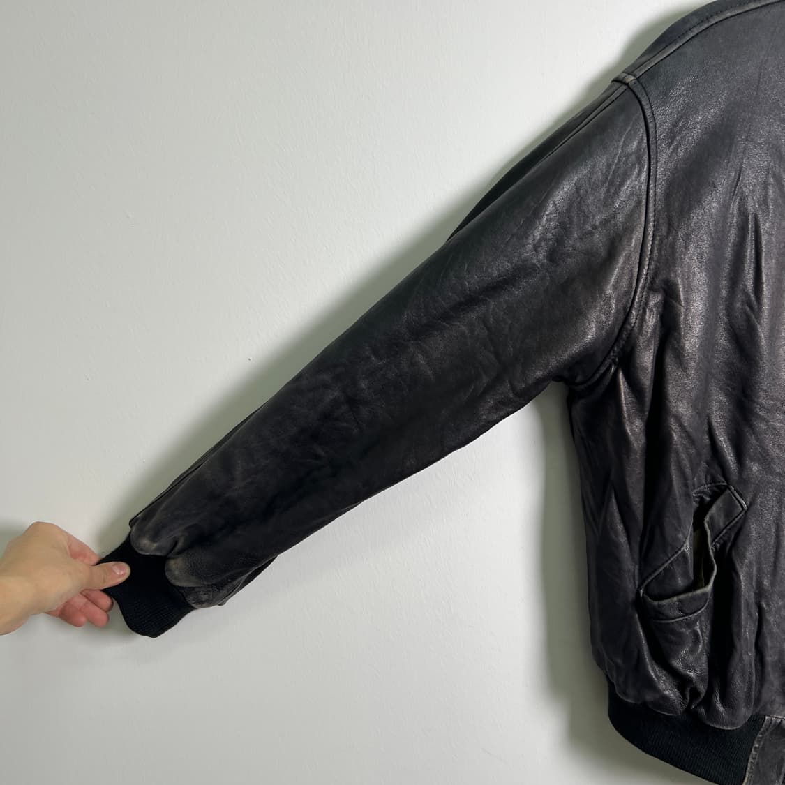 VTG 빈티지 양가죽 봄버 자켓  상품이미지7