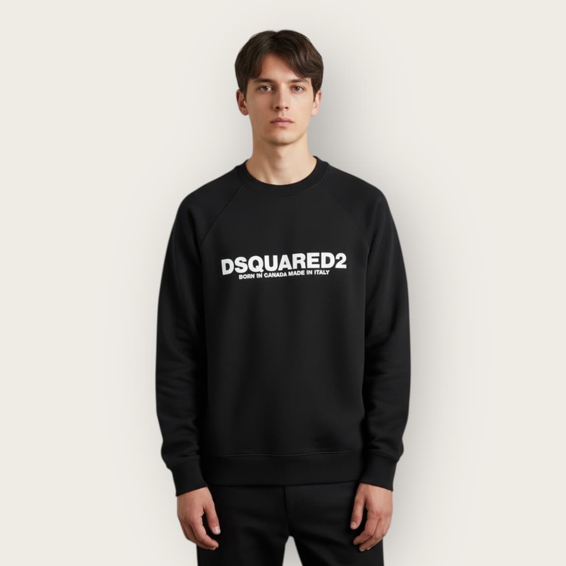 95/ 디스퀘어드2 프론트 로고 프린팅 맨투맨 상품이미지1