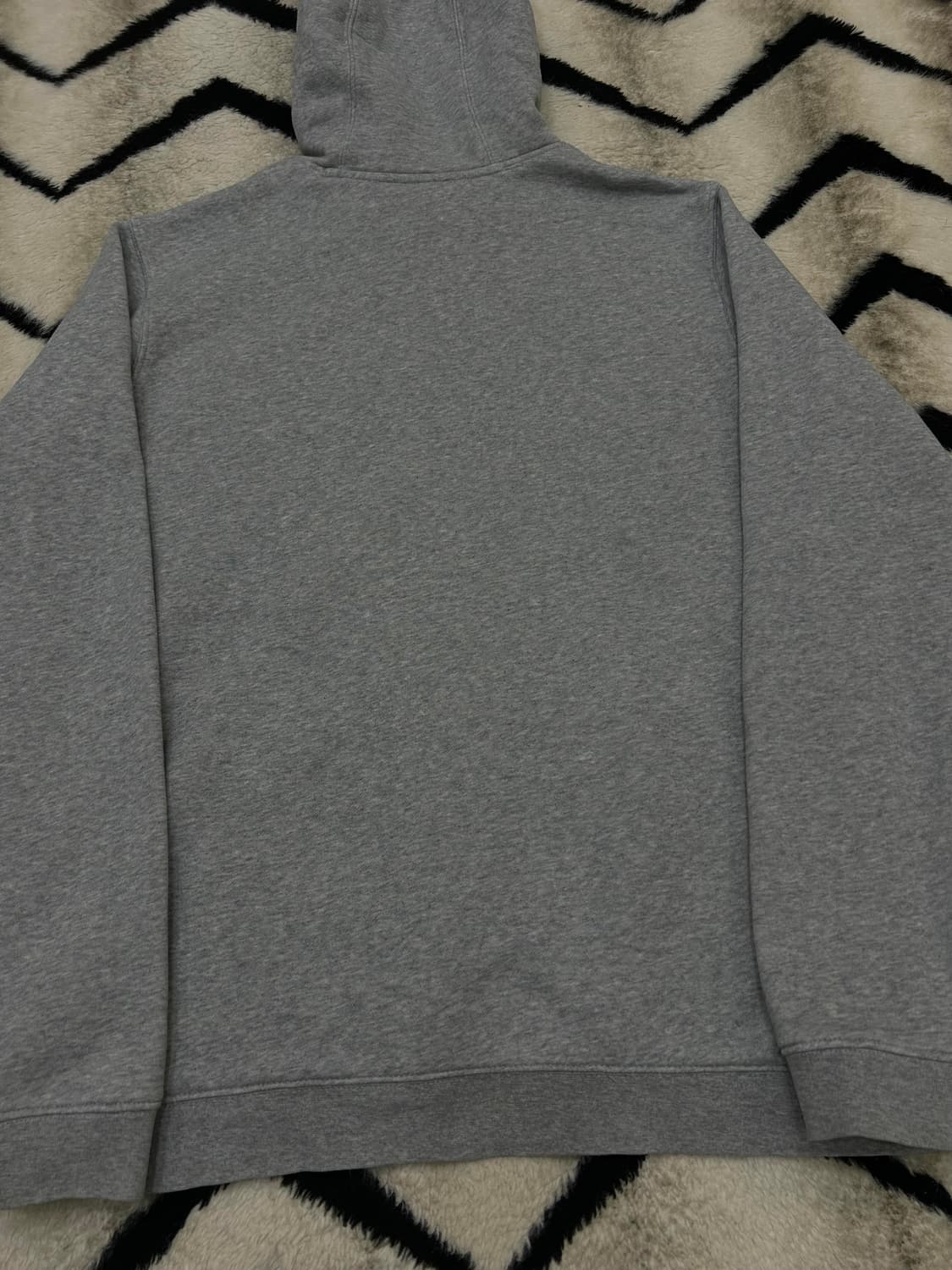 [XL]나이키 스우시 후드/그레이/기모 상품이미지5