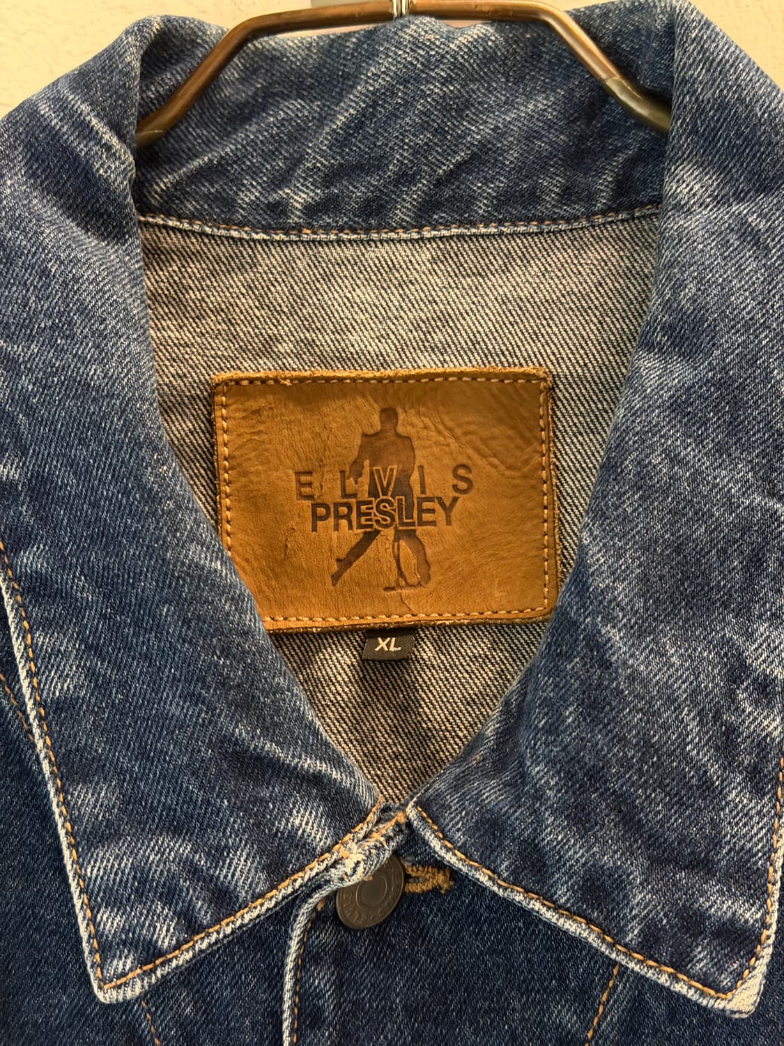 Elvis Presley 청 데님 트러커 자켓 XL 상품이미지2