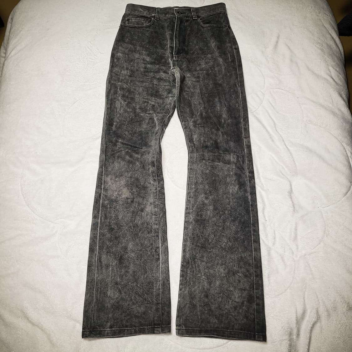 '00s iimK Pure Black Ice Wash Flare Deni 상품이미지1