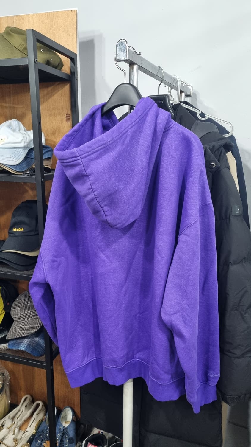 (미첼 엔 네스) 토론토 퍼플 후드티 기모 105적당 (표기L) 상태좋음 상품이미지3