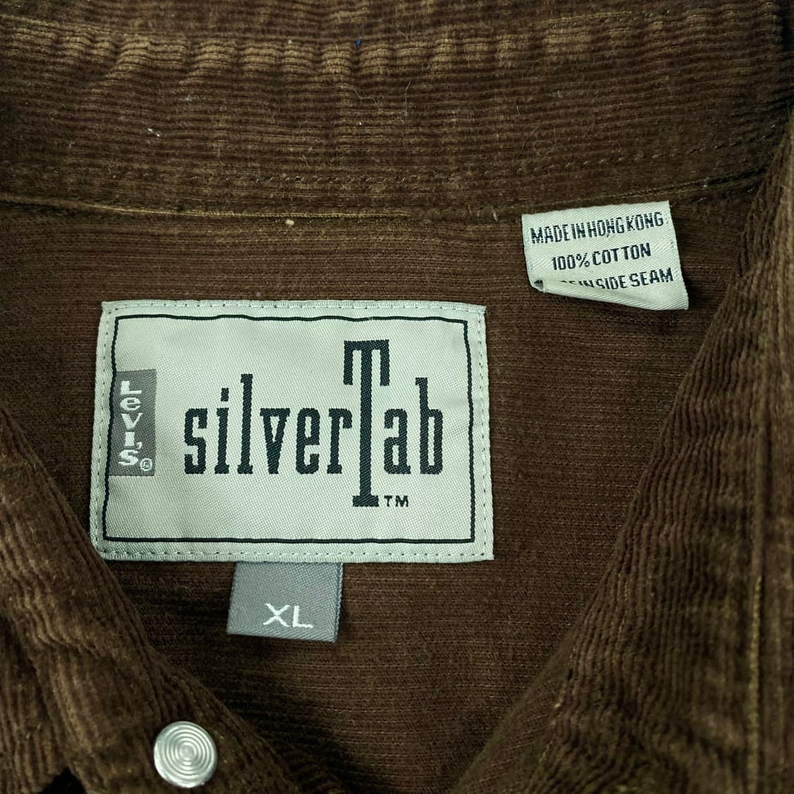 리바이스 실버 탭 브라운 웨스턴 코듀로이 셔츠 (105) 상품이미지8