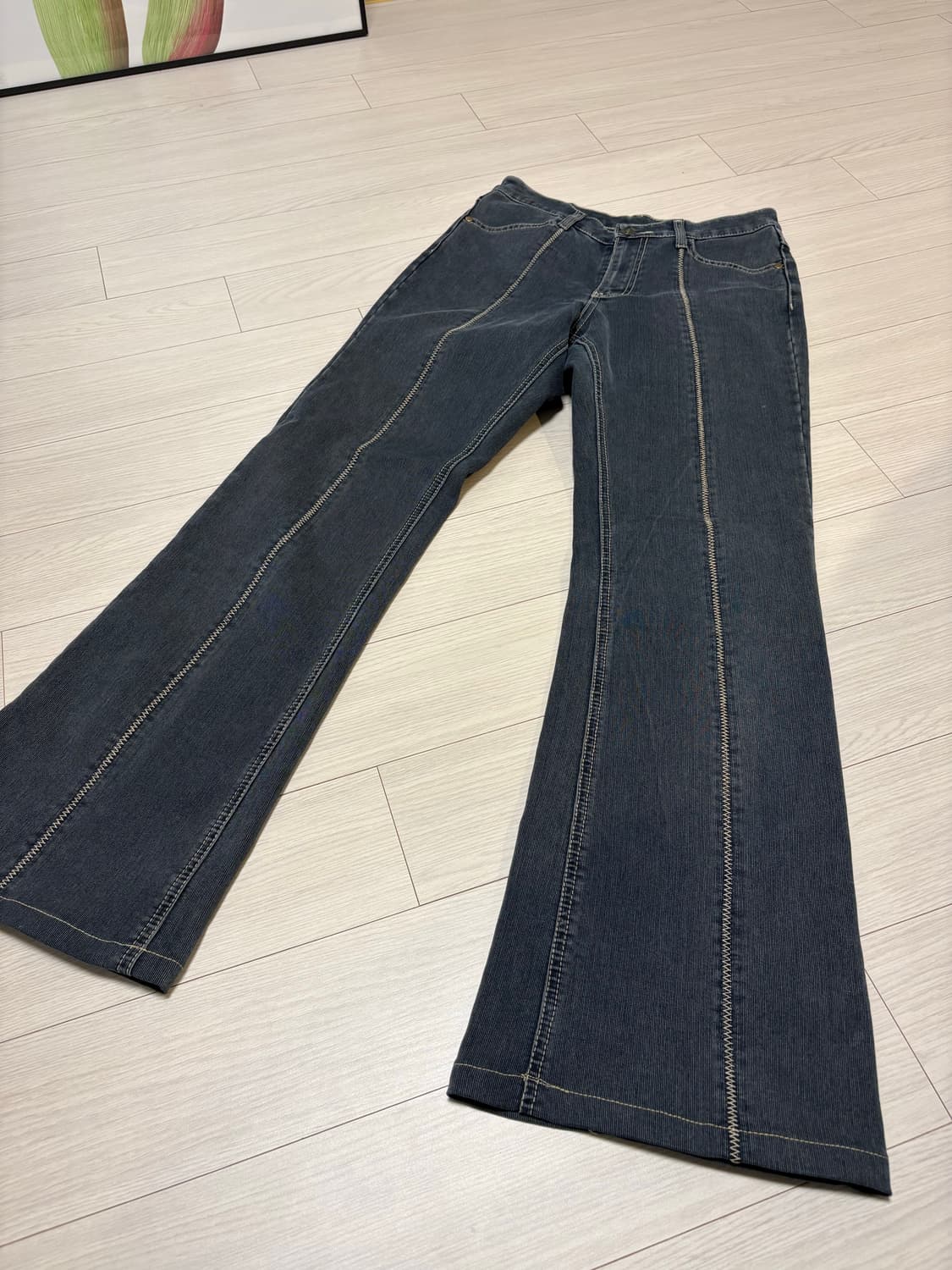 빈티지 y2k 코듀로이 플레어 팬츠 25인치 상품이미지2