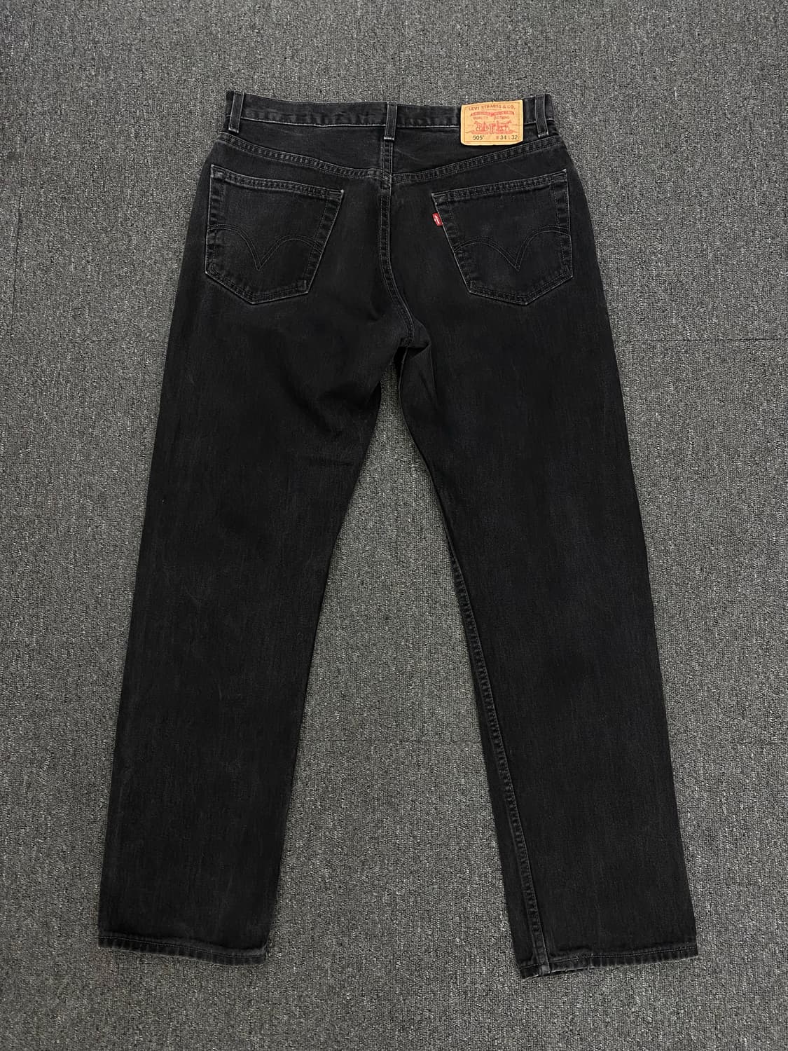00s Levis 리바이스 505 흑청 데님팬츠 상품이미지5