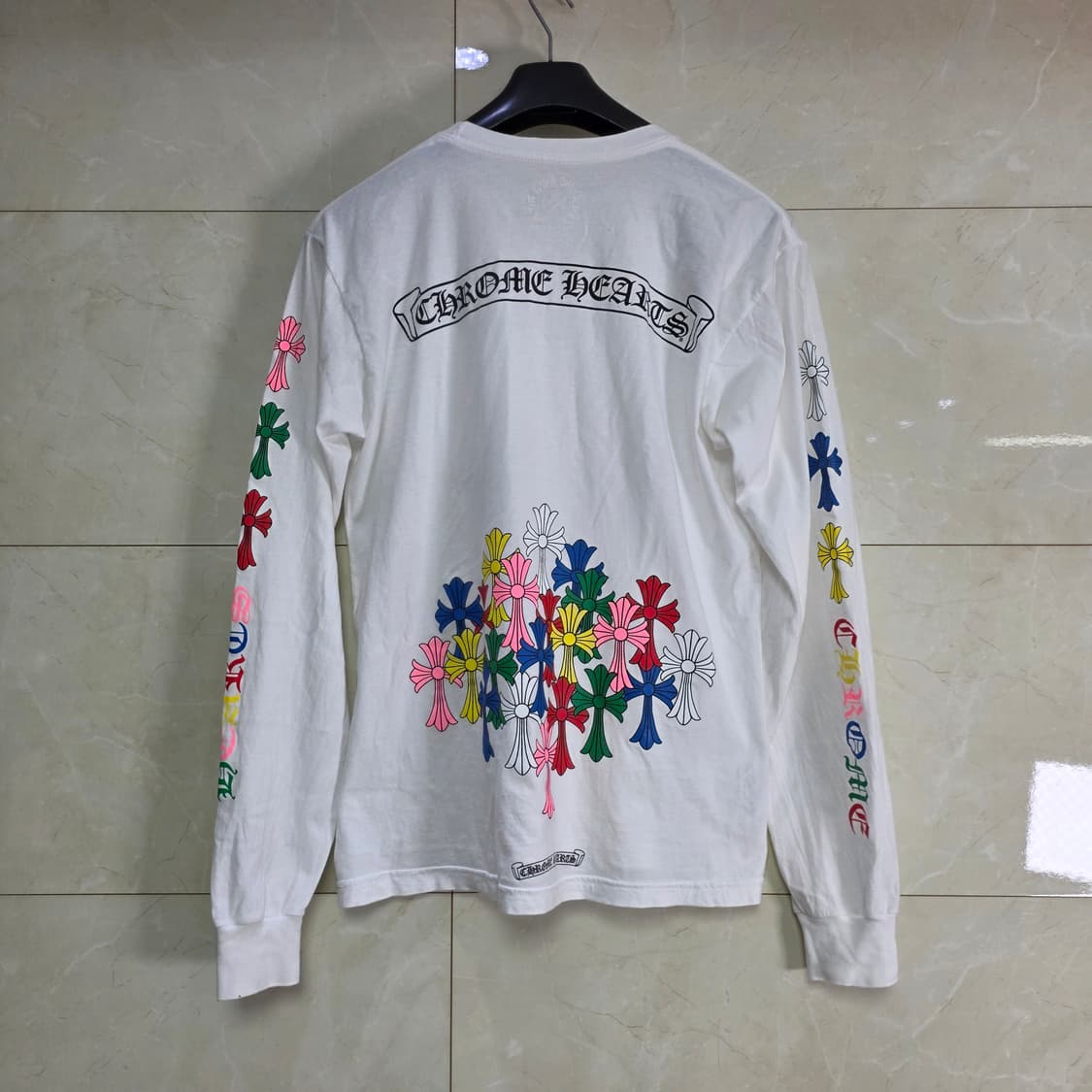 크롬하츠 멀티컬러 세메터리 크로스 롱슬리브 m 새상품급 상품이미지1