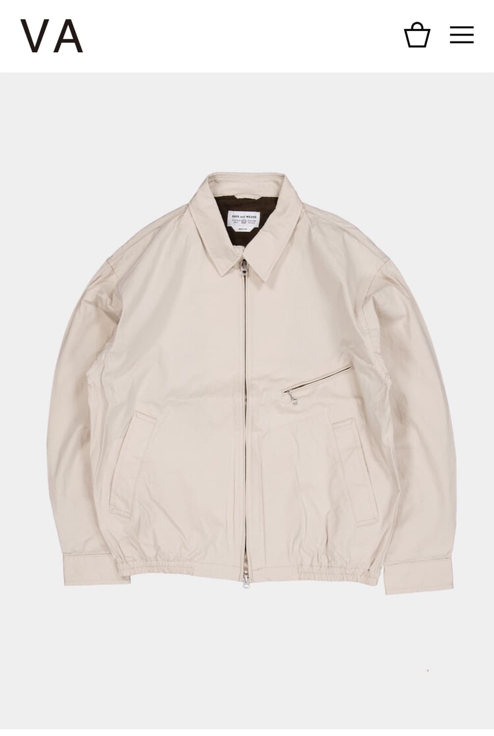 25ss ends and means drizzler jacket XL 상품이미지1