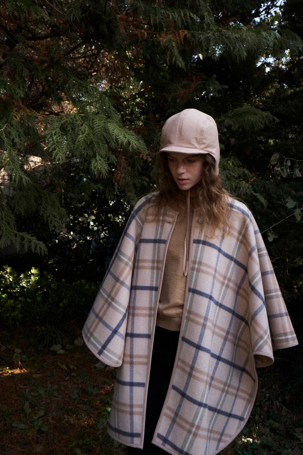 스무드무드 말리 울 캐시미어 케이프 숄 상품이미지4