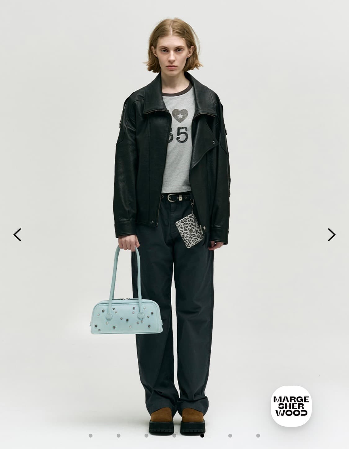 마지셔우드 소프트 보스턴백 상품이미지4