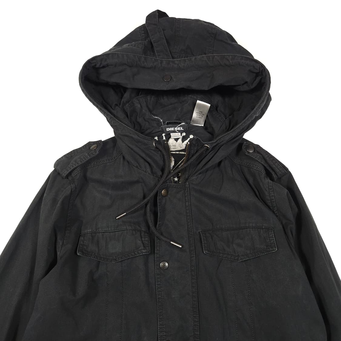 디젤 후드 야상 자켓 상품이미지2
