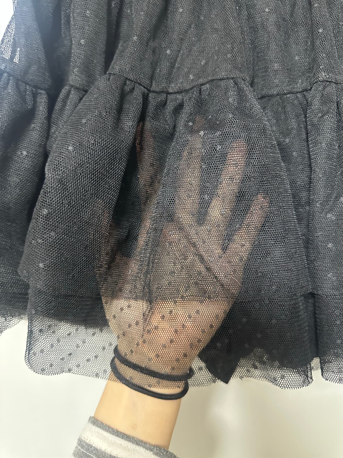 빈티지 도트 캉캉 스커트 상품이미지3