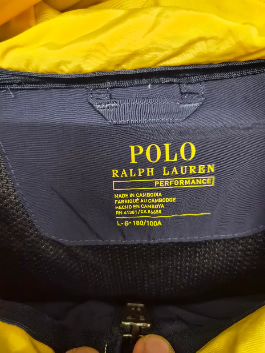 L/105) 폴로 랄프로렌 빅로고 배색 아노락 점퍼 팝니다 상품이미지5