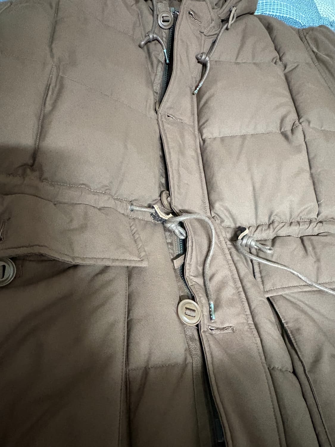 (상태굿) 프리즘웍스 카라코람 다운파카 패딩 브라운 XL 팝니다 상품이미지8