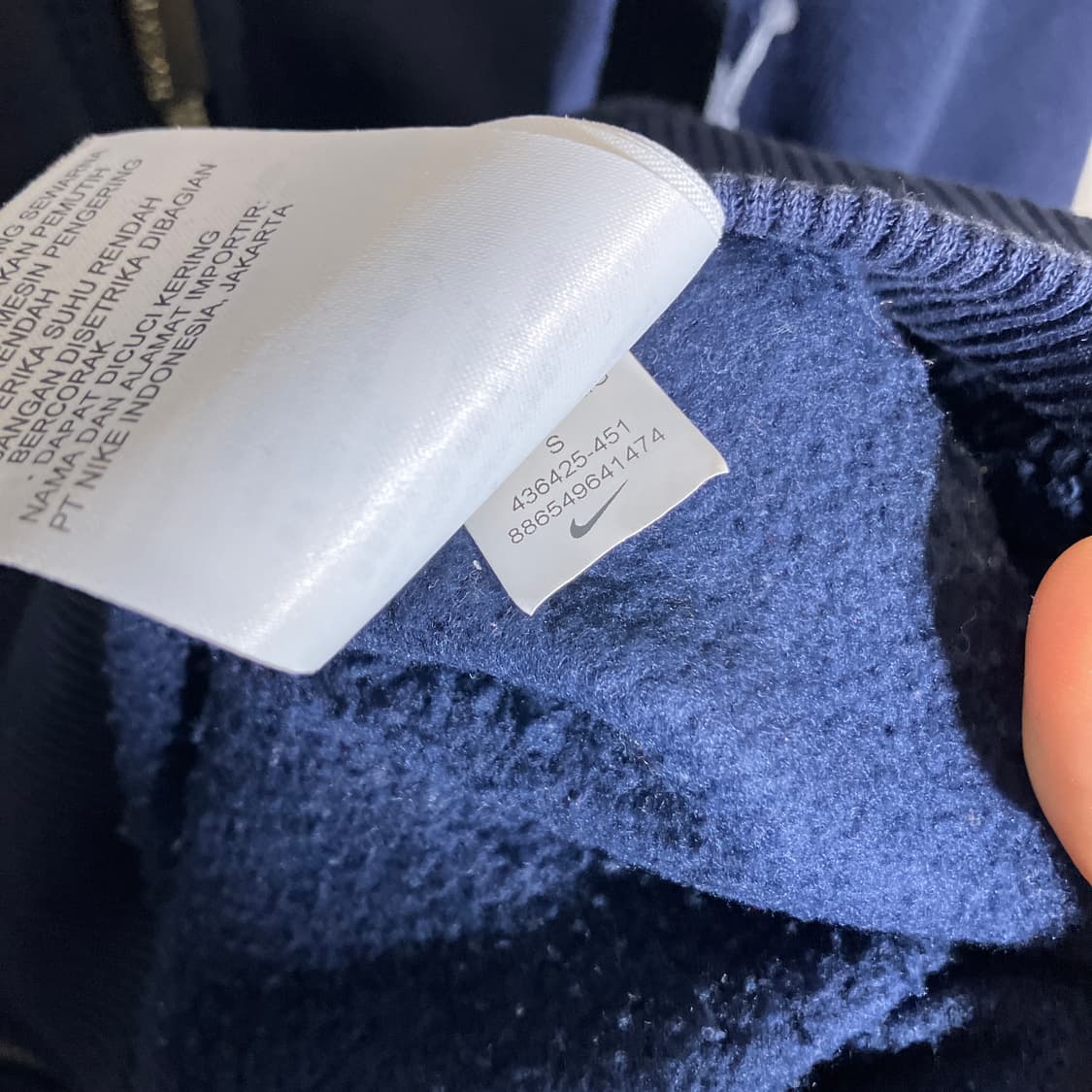 S-M)나이키 조던 기모 후드집업 스웻 상품이미지5