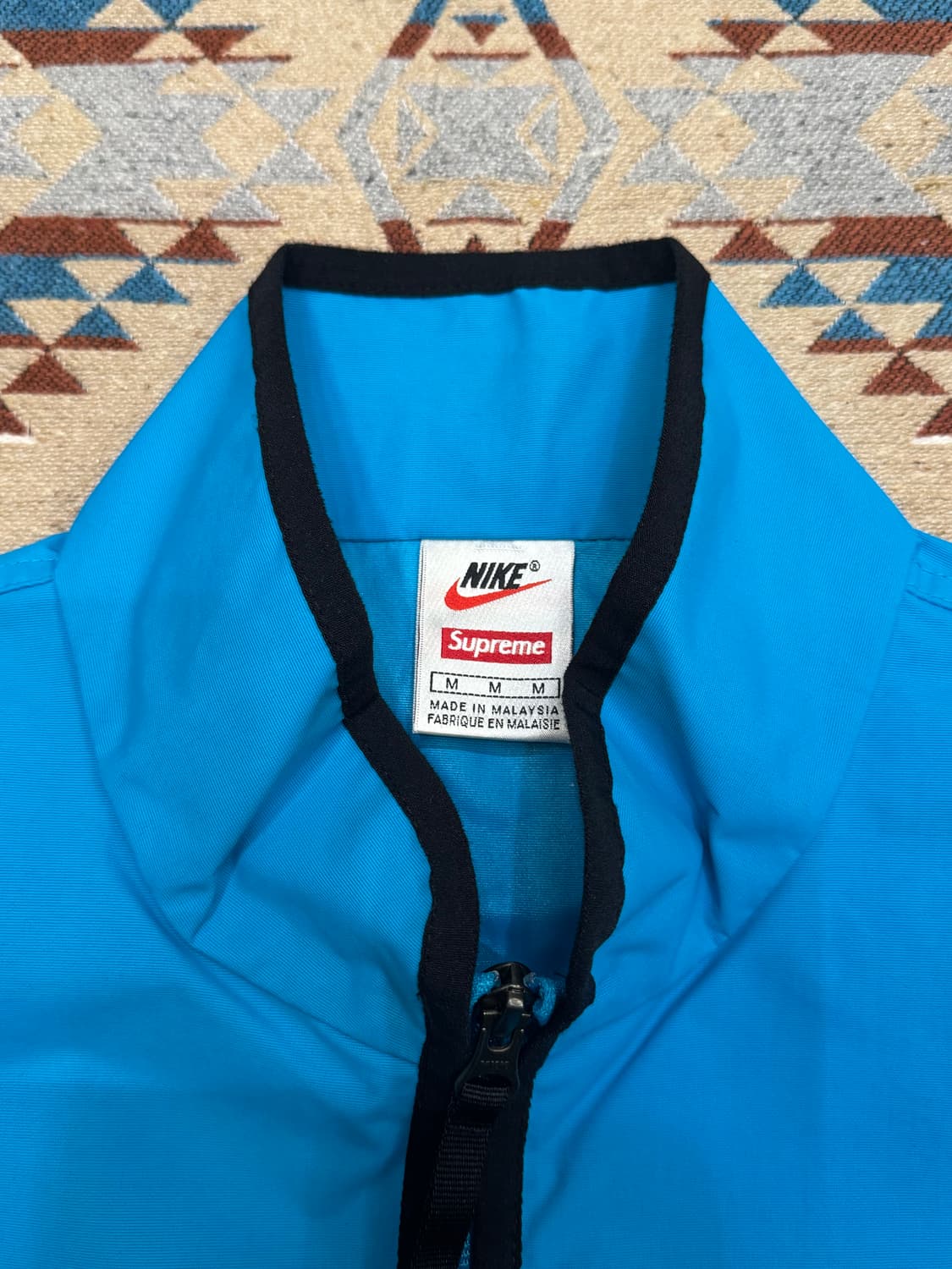 [M][100] 슈프림 x 나이키 트레일 런닝 자켓 블루 상품이미지2