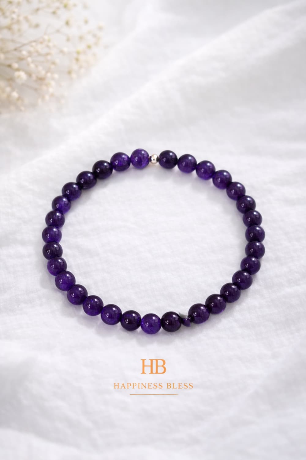 2월 탄생석 자수정 팔찌, 은은한 보랏빛의 위로 상품이미지1