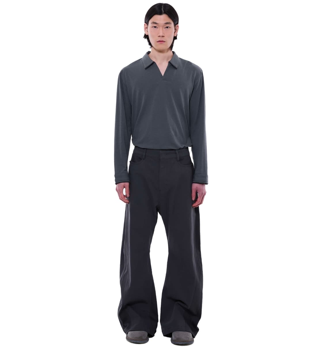 Xlim EP.9 03 TROUSERS L 새상품 엑슬림 팬츠 차콜  상품이미지2