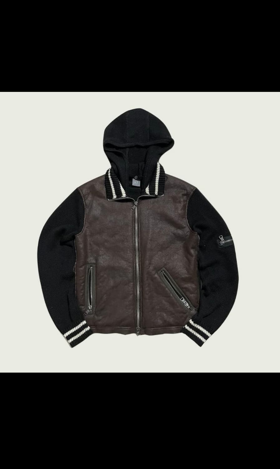 아르마니 익스체인지 니트 바시티 자켓 상품이미지1