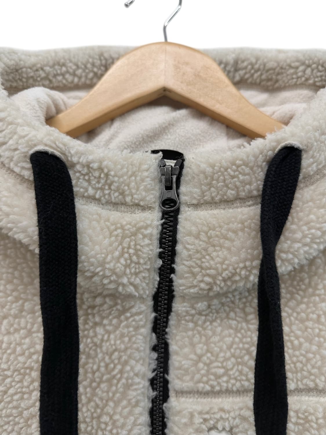 내셔널지오그래픽 뽀글이 기모 후리스 플리스 집업 아이보리 (S) 상품이미지3