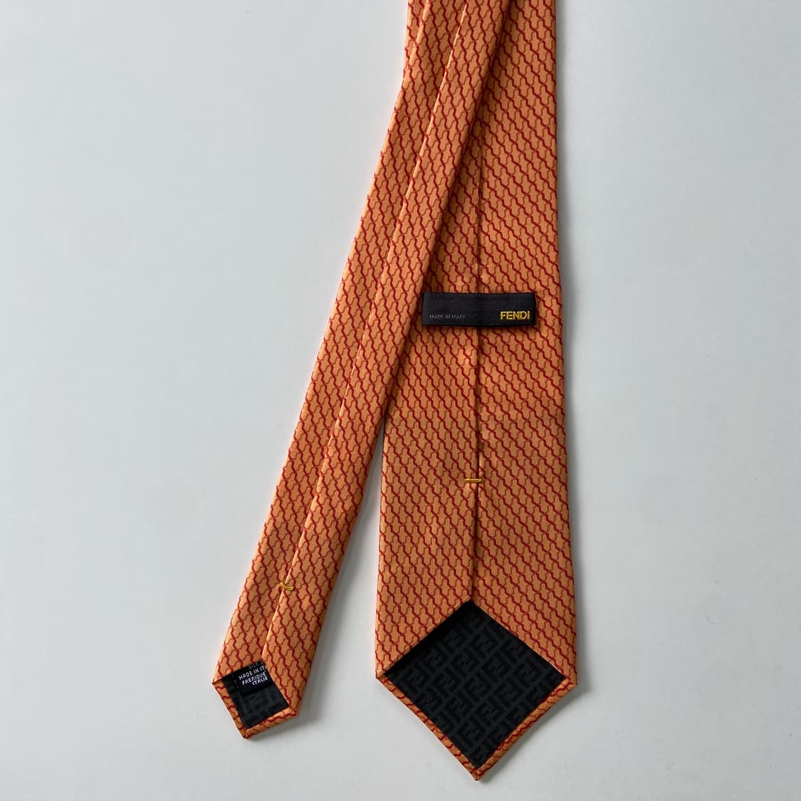 펜디(FENDI) 심플로고 명품 정품 넥타이 상품이미지2