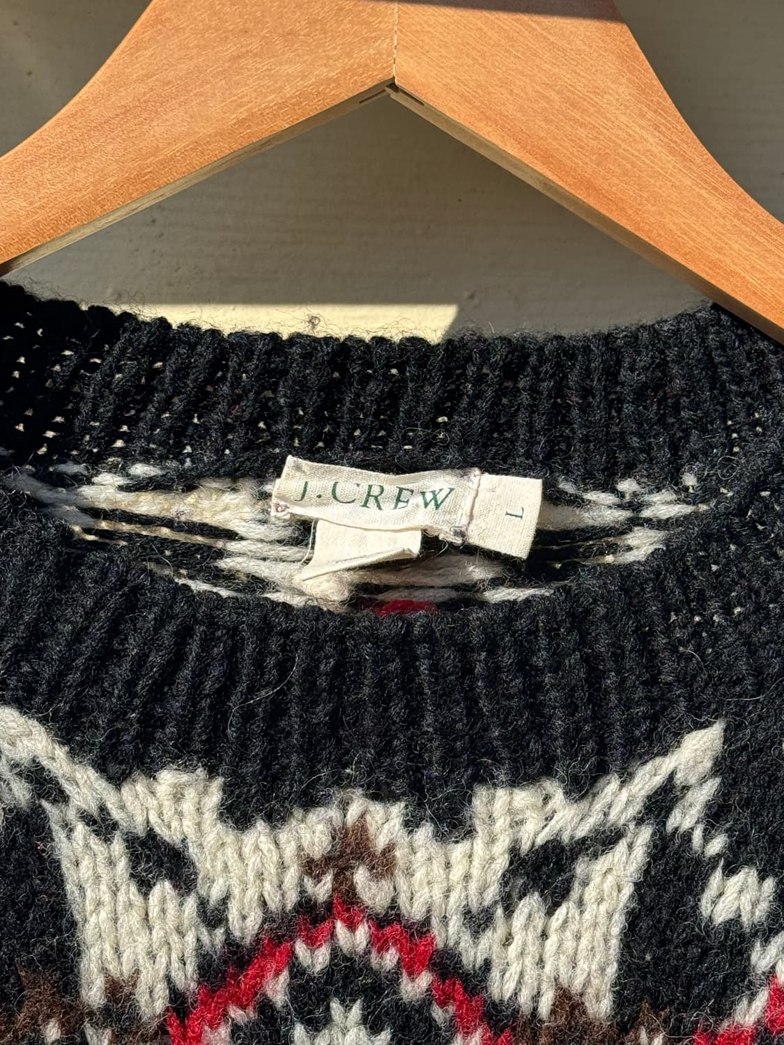 90s 제이크루 노르딕 스웨터 니트 상품이미지2