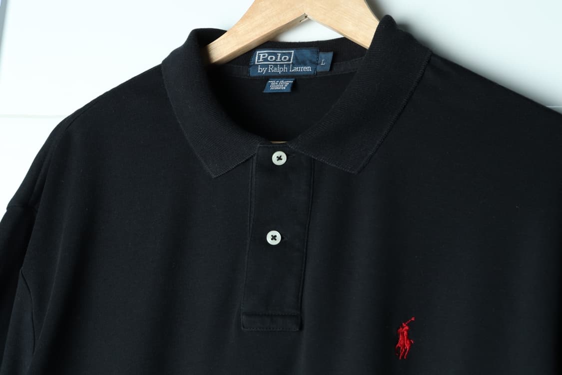 (L-2XL) 폴로 랄프로렌 반팔 카라 티셔츠 USA 블랙-7B0D 상품이미지6