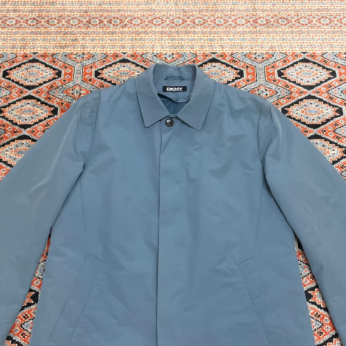 DKNY 스카이블루 내피포함 정장하프 코트 남성M 상품이미지2