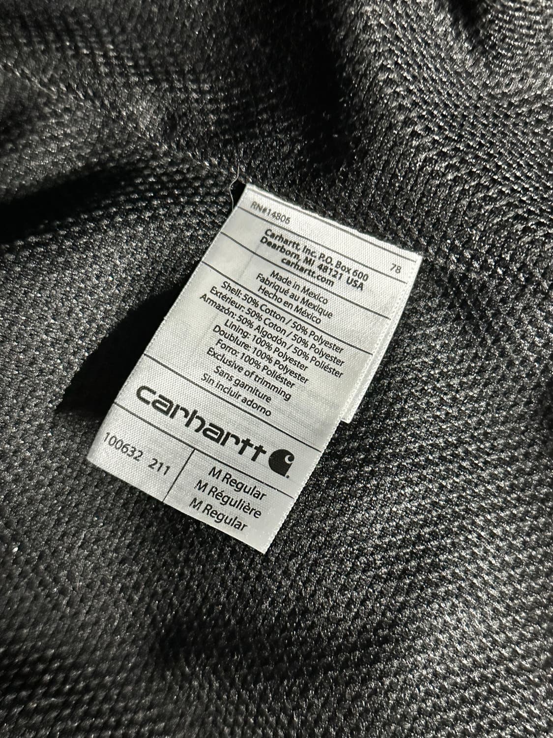 칼하트 써멀 레인디펜더 후드집업 상품이미지5