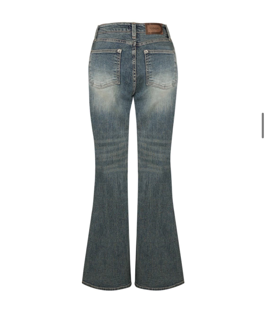 odor Vintage raw jean in blue 상품이미지5